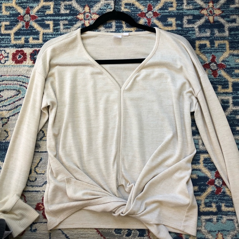 Gap tie-front top- S